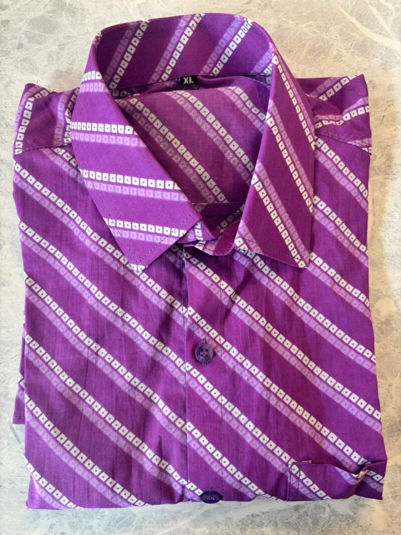 Jaipuri Cambric Cotton Printed Shirts - Size M - Image 3