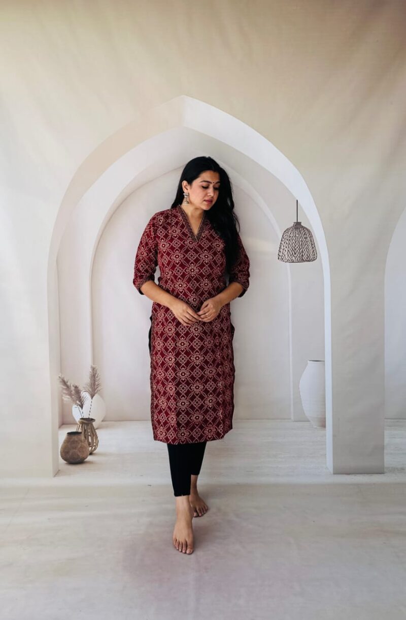 Long Kurtis - Cotton - Image 4