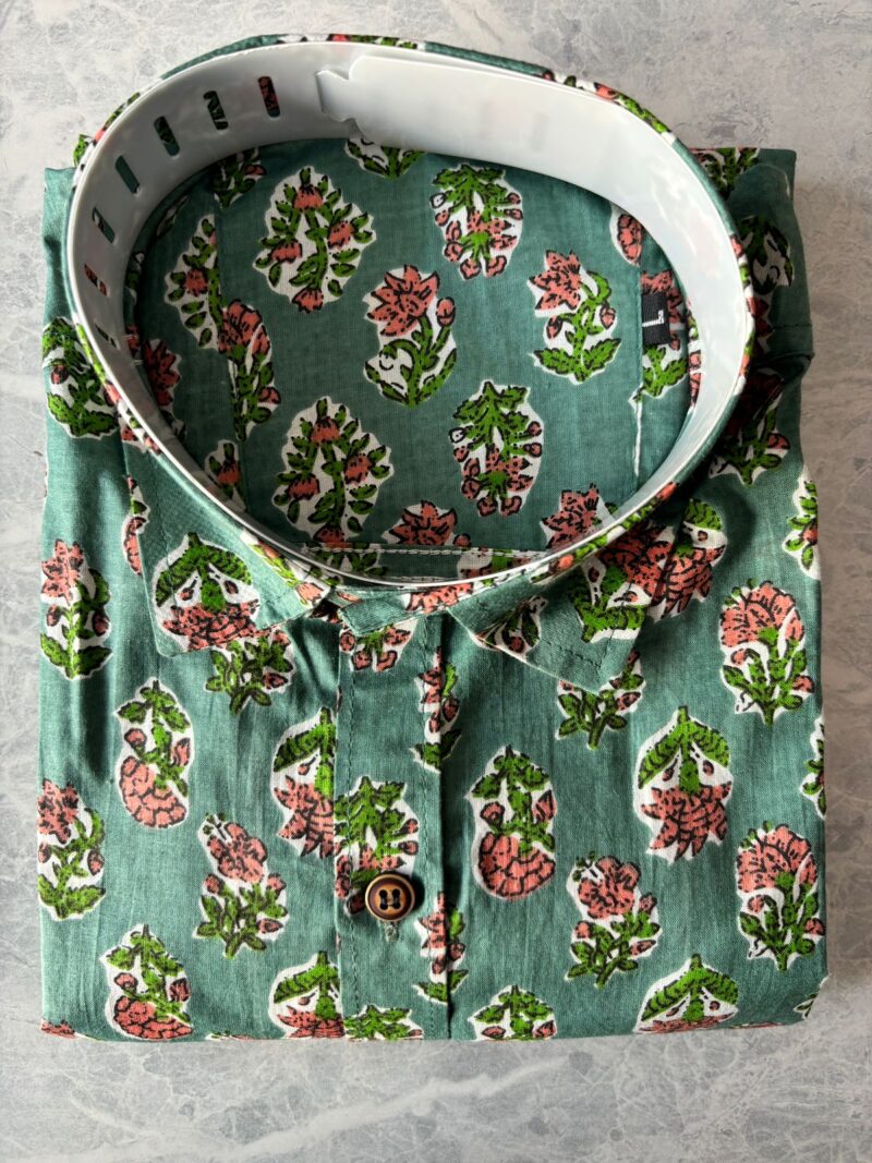 Jaipuri Cambric Cotton Printed  Full-sleeves Shirts