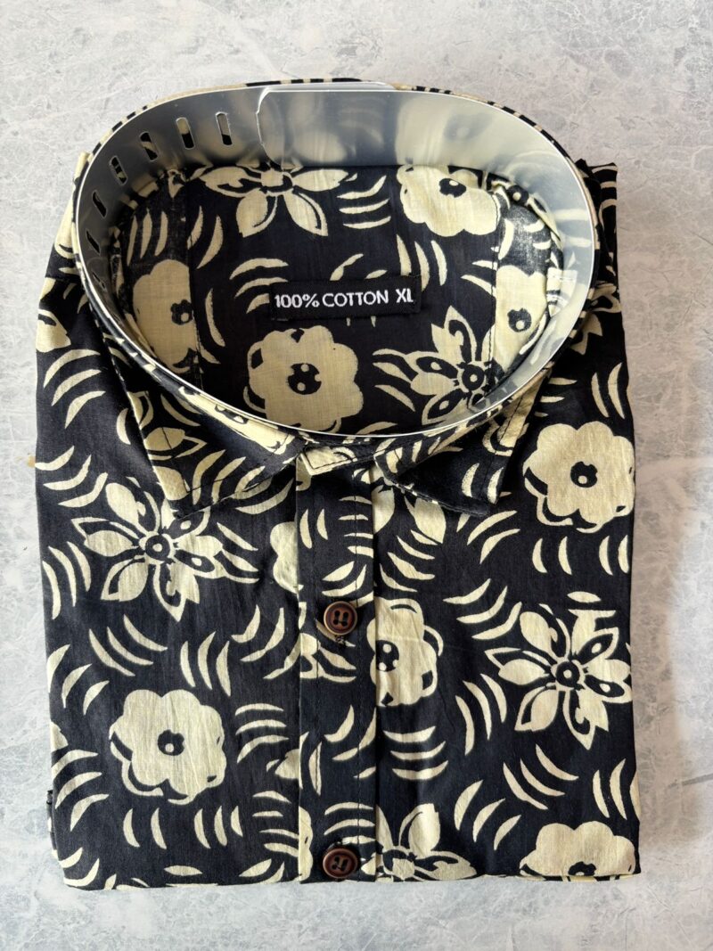 Jaipuri Cambric Cotton Printed Shirts- Half sleeves - Image 3